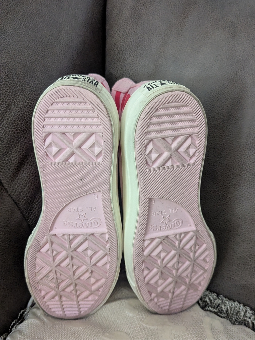 Converse Chuck Taylor Pink Swirl High Top Sneakers Lift Platform Women's Size 8 - Picture 7 of 7